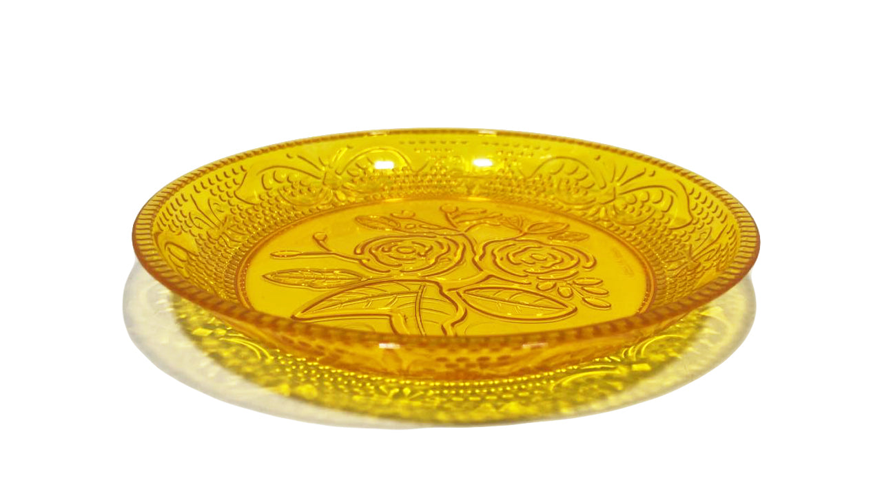 Khushbu Plate (Crystal) (Pack Of 3)