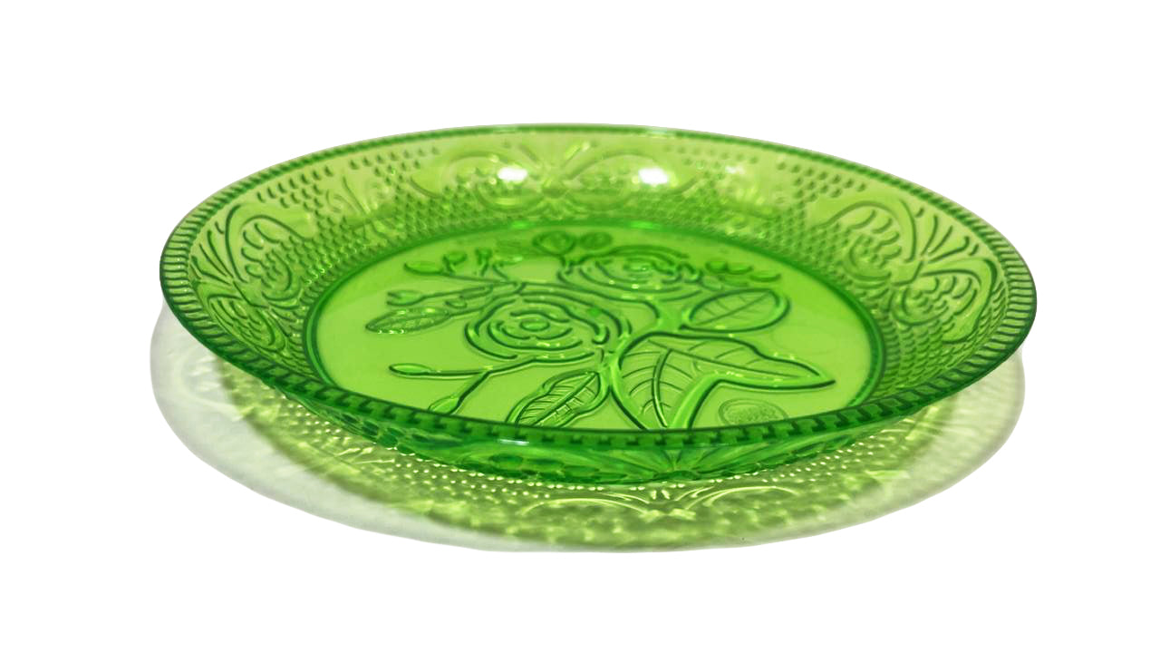 Khushbu Plate (Crystal) (Pack Of 3)