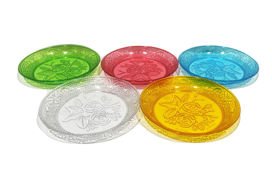 Khushbu Plate (Crystal) (Pack Of 3)