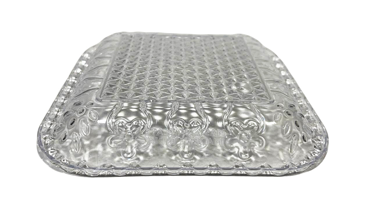 Mastana Plate (Crystal) (Pack Of 3)