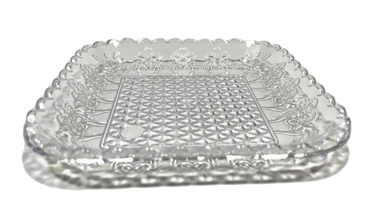 Mastana Plate (Crystal) (Pack Of 3)