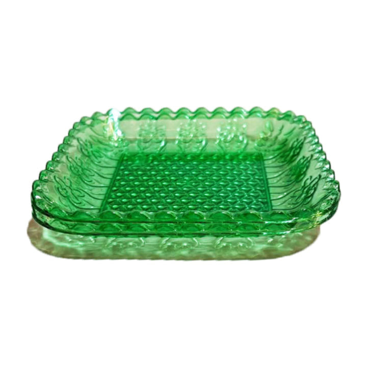 Mastana Plate (Crystal) (Pack Of 3)