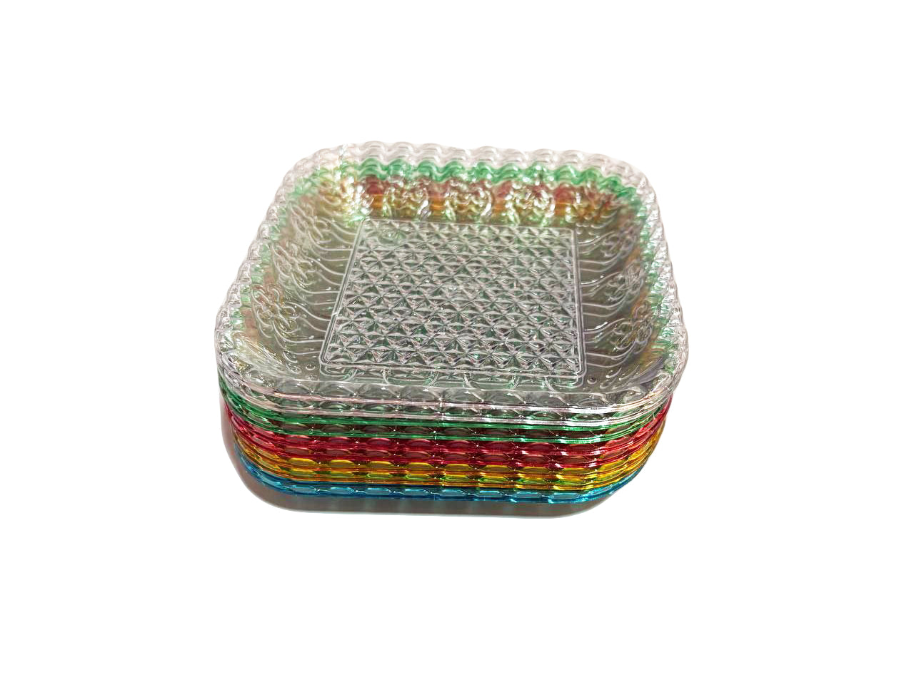 Mastana Plate (Crystal) (Pack Of 3)