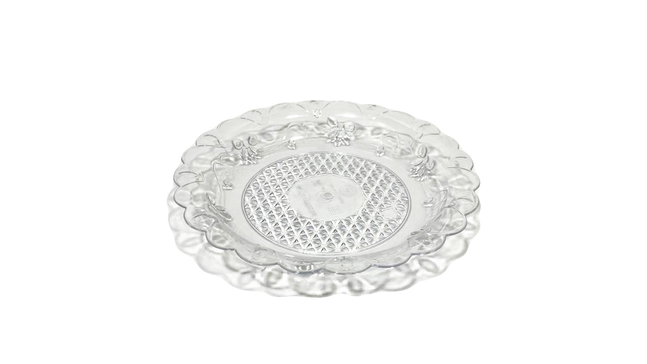Pathaan Plate (Crystal) (Pack Of 2)