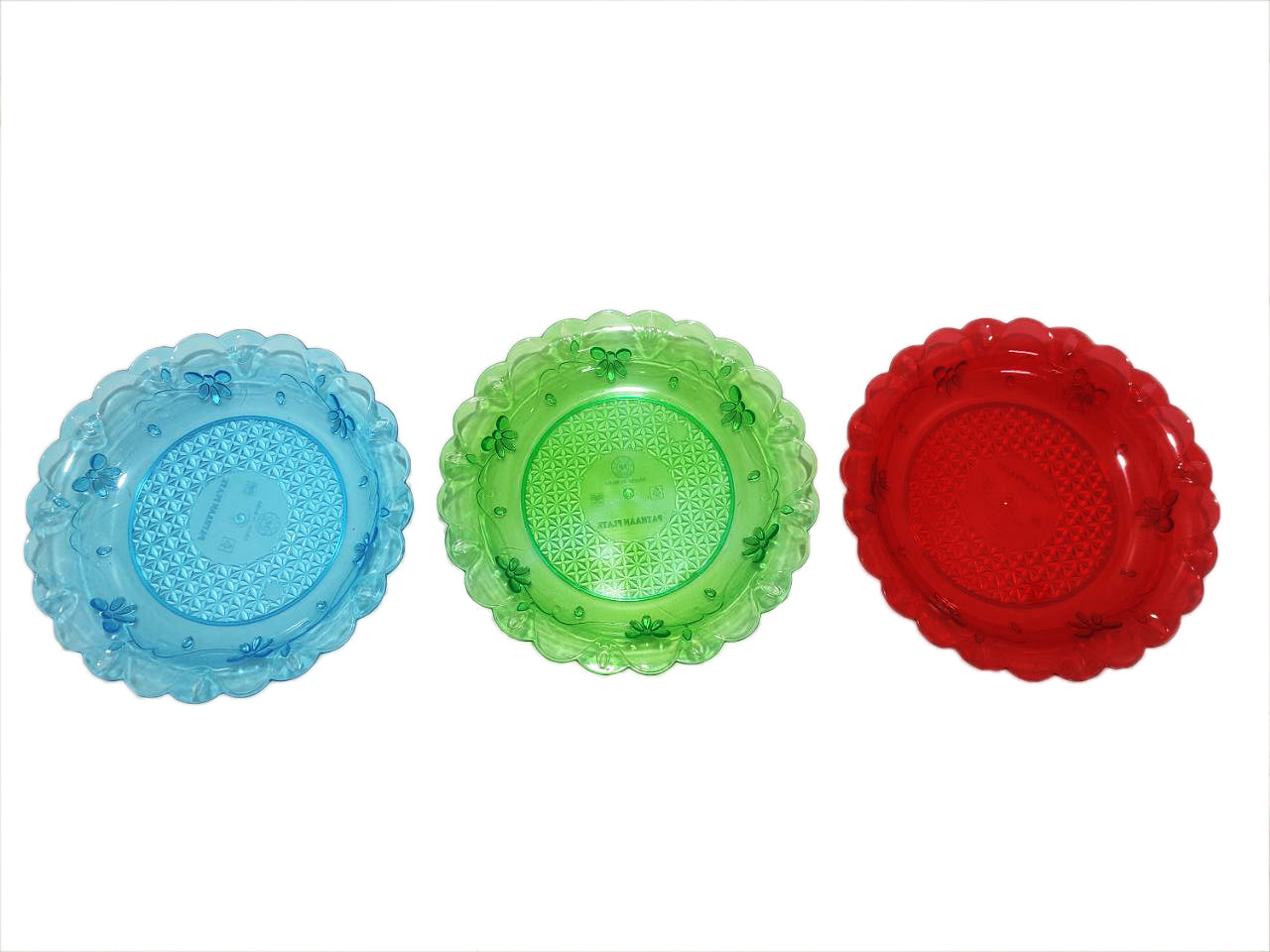 Pathaan Plate (Crystal) (Pack Of 2)