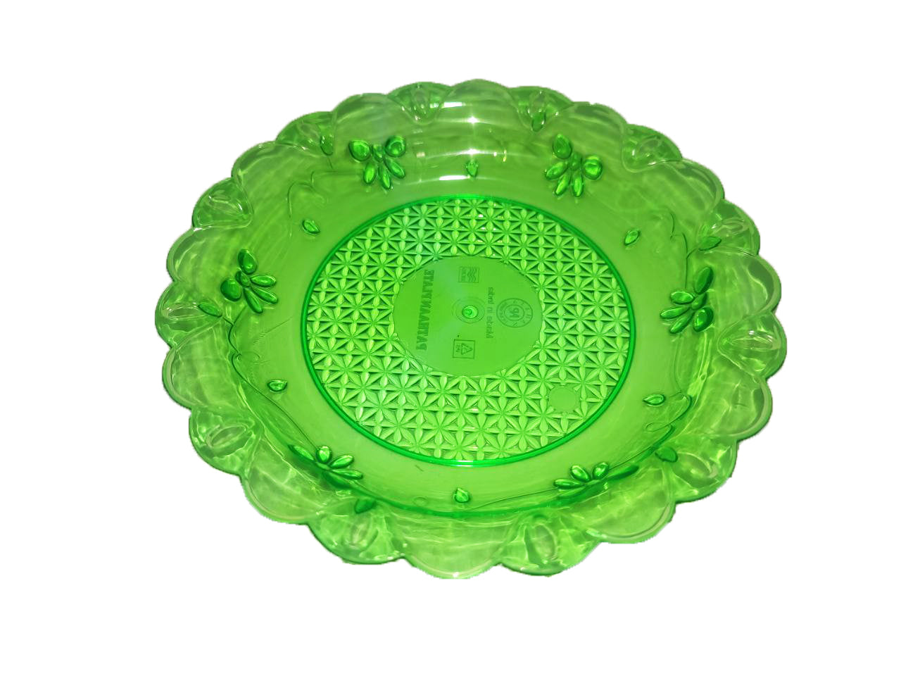 Pathaan Plate (Crystal) (Pack Of 2)