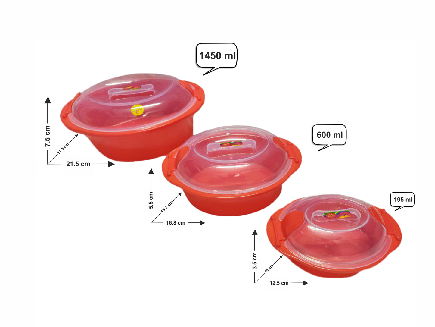 Oval Casserole Containers