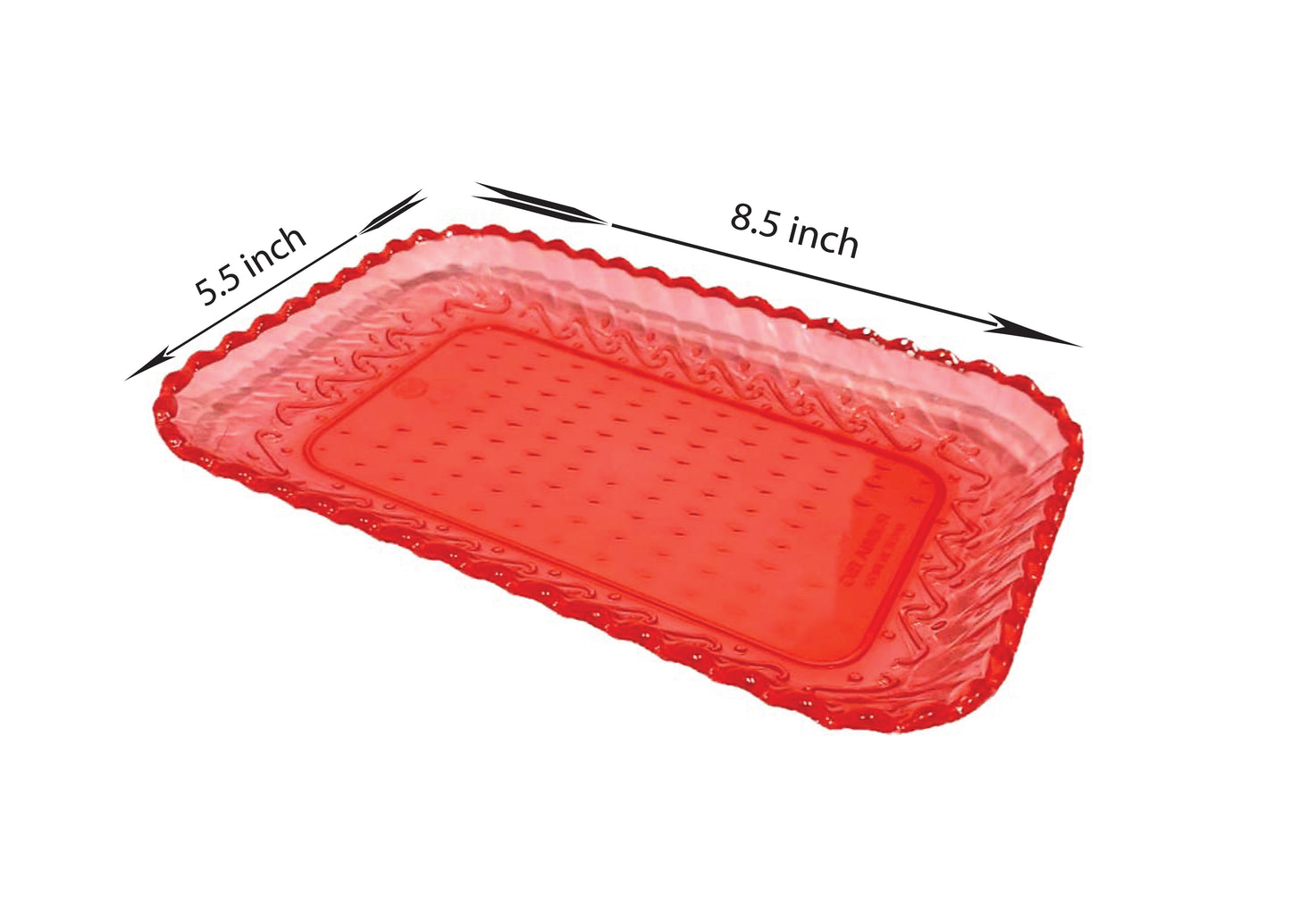 Rubina Plate (Crystal)