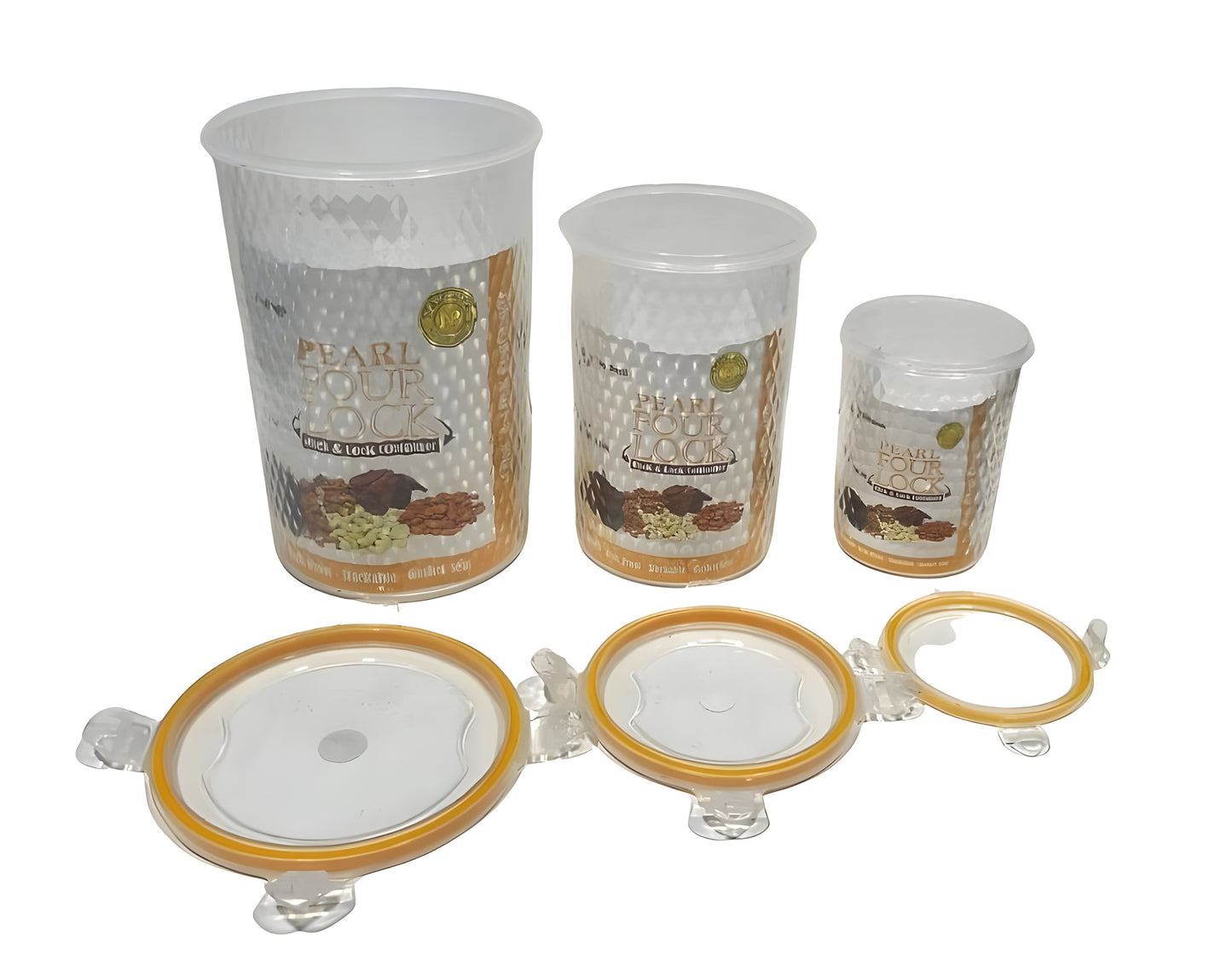 Pearl Container (Set of 3 Pcs)