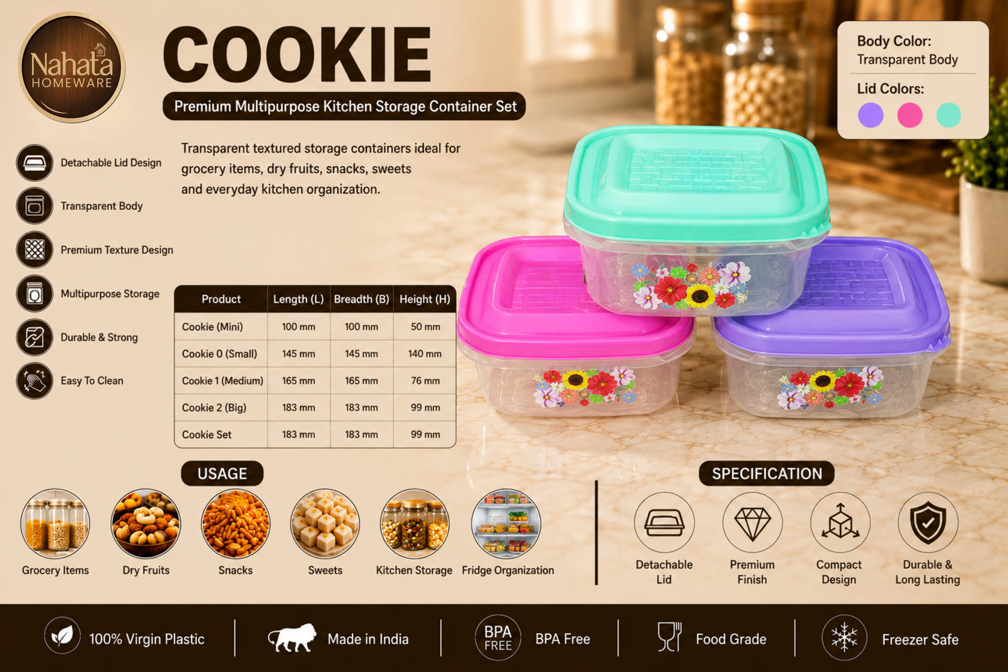 Cookie Containers