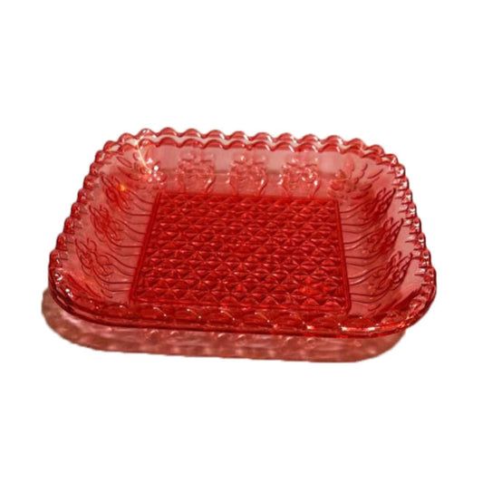 Mastana Plate (Crystal) (Pack Of 3)