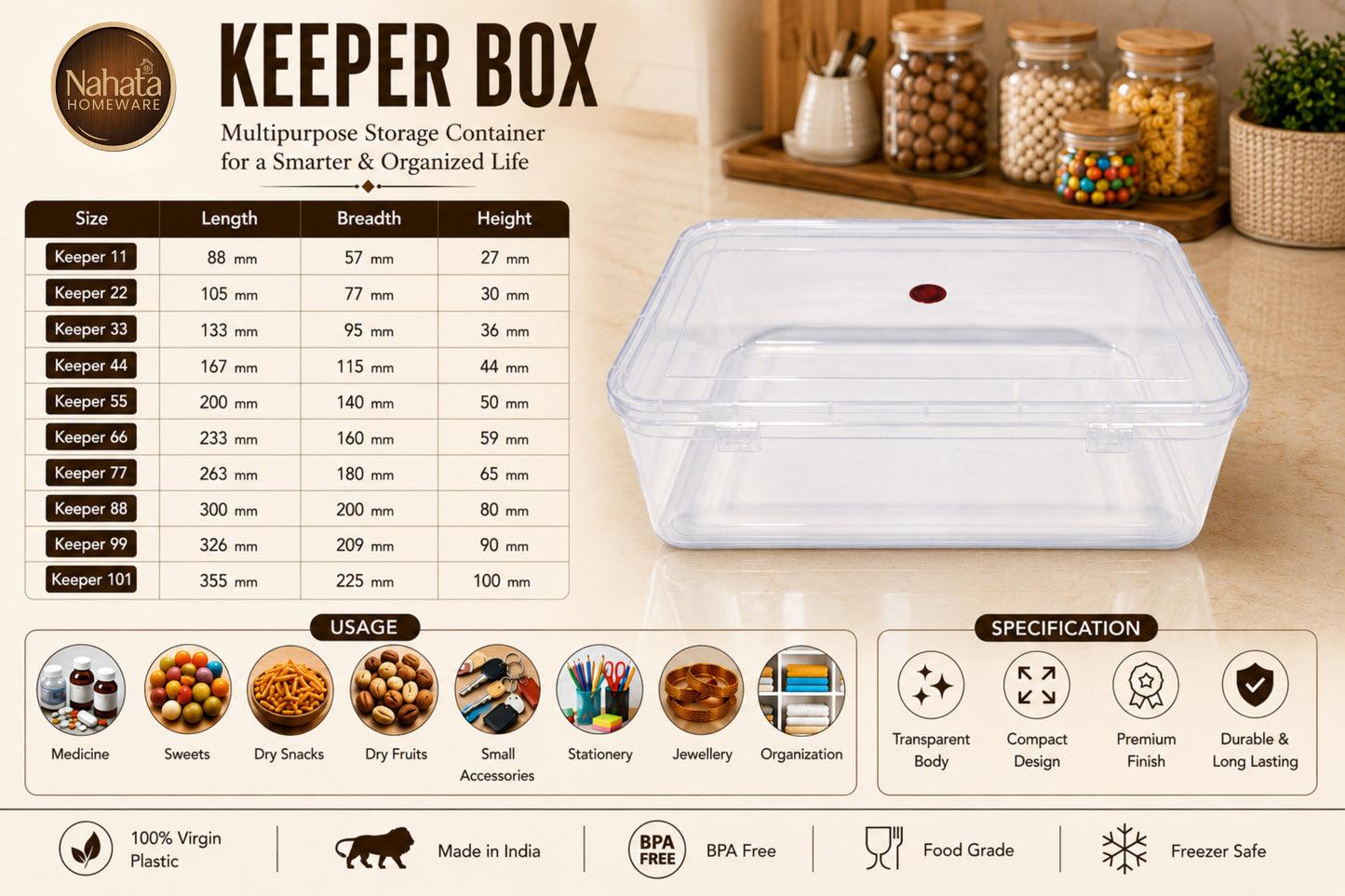 Keeper Boxes